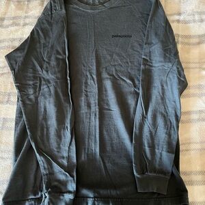 Patagonia Charcoal Gray Organic Cotton Tee